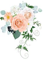 Beautiful wedding flower graphic